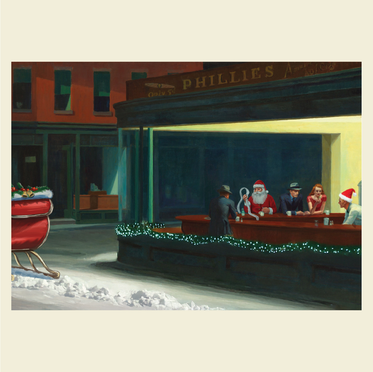 The Nighthawks Before Christmas by Grifff, Pack of 8